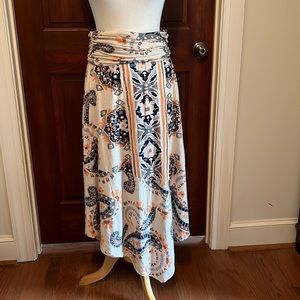 NWOT hi-lo skirt with handkerchief hem
